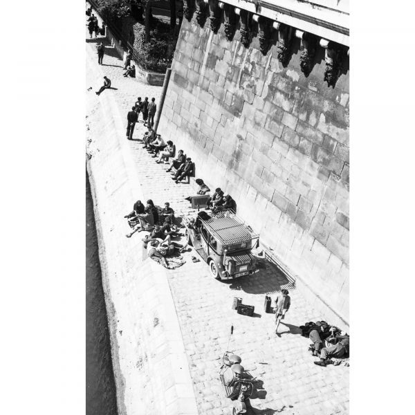 Maurice Bonnel : Un dimanche au Vert-Galant, Paris, 1950