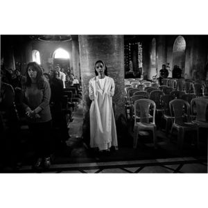 Photo noir et blanc par Matthieu Chazal prise en Irak, atelier-galerie Taylor