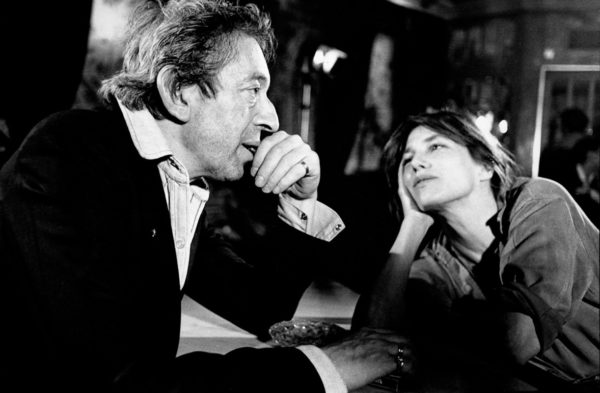 photographie noir et blanc de Serge Gainsbourg et Jane Birkin par Pascal Baril à l'Atelier Galerie Taylor