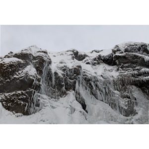 Photo couleur de paysage Skógafoss gelé en Islande de Michel Eisenlohr, Atelier Galerie Taylor
